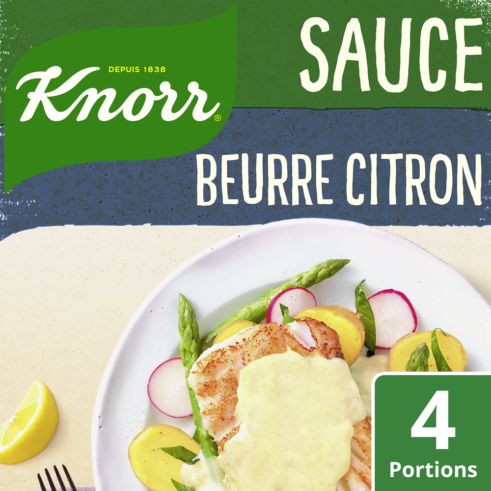 Sauce déshydratée beurre citron KNORR, 41g