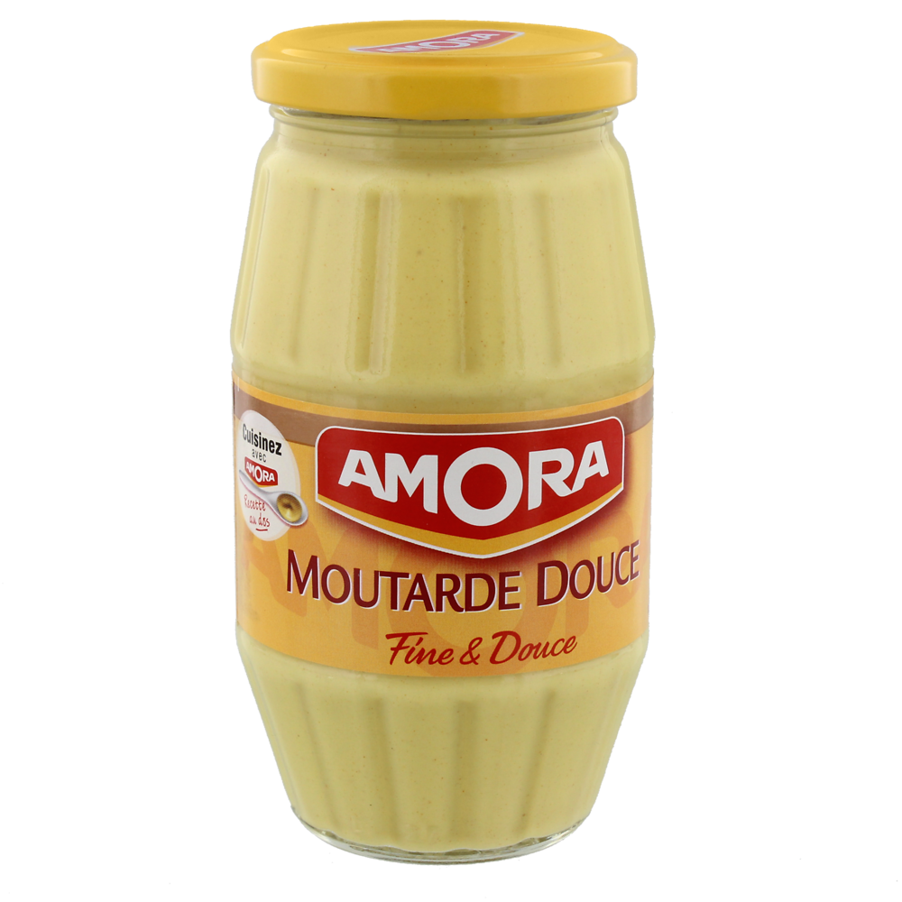 Moutarde douce AMORA, bocal de 435g