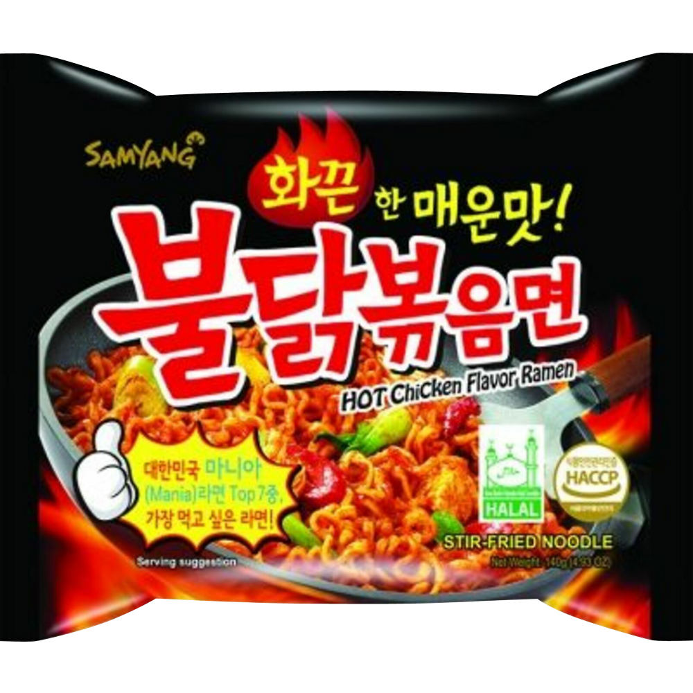 Soupe de nouille au poulet piquant SAMYANG 140g