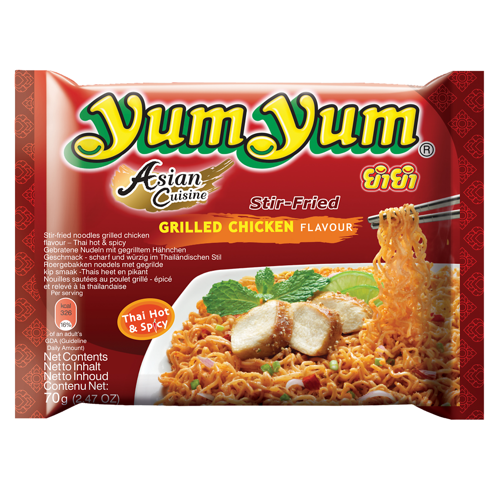 Soupe nouilles poulet grillé YUMYUM, 70G