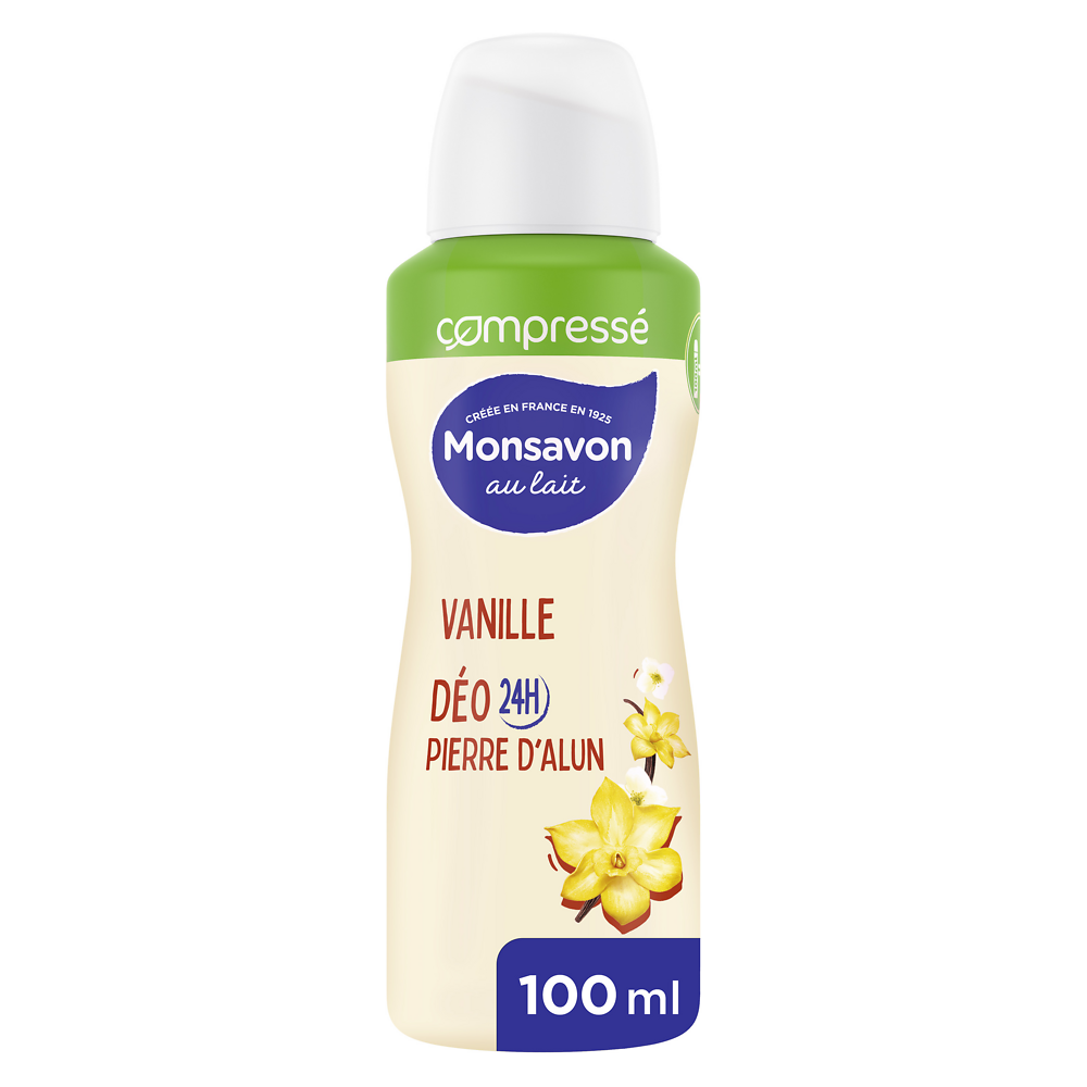 Déodorant Femme Vanille MONSAVON -  Spray 100ml