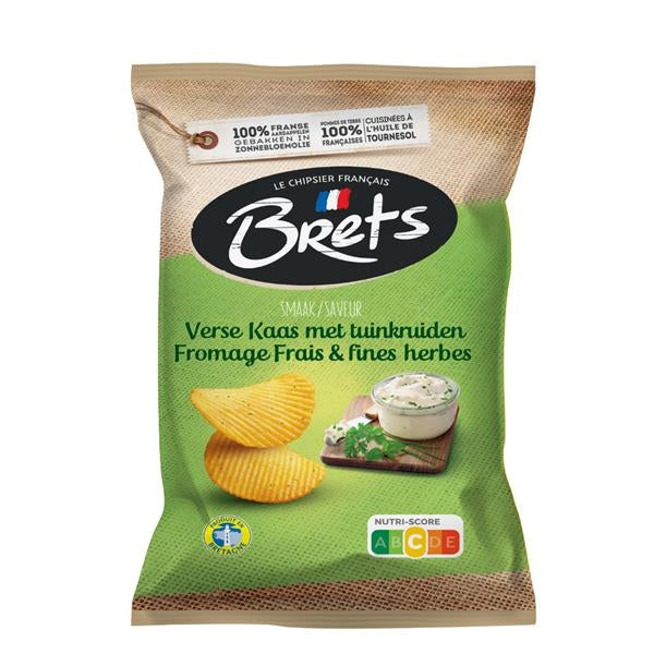 Chips Brets saveur fromage frais & fines herbes 125 gr