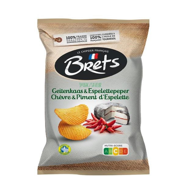 Chips Brets saveur chèvre & piment d'espelette 125 gr