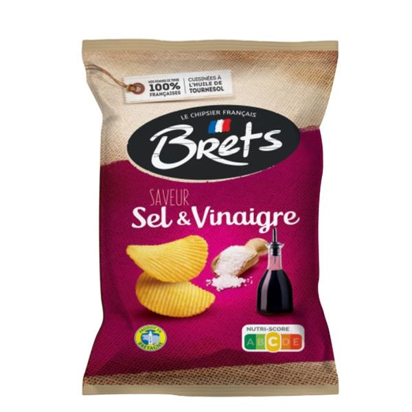 Chips Brets saveur sel & vinaigre 125 gr